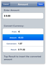 Convert Currency