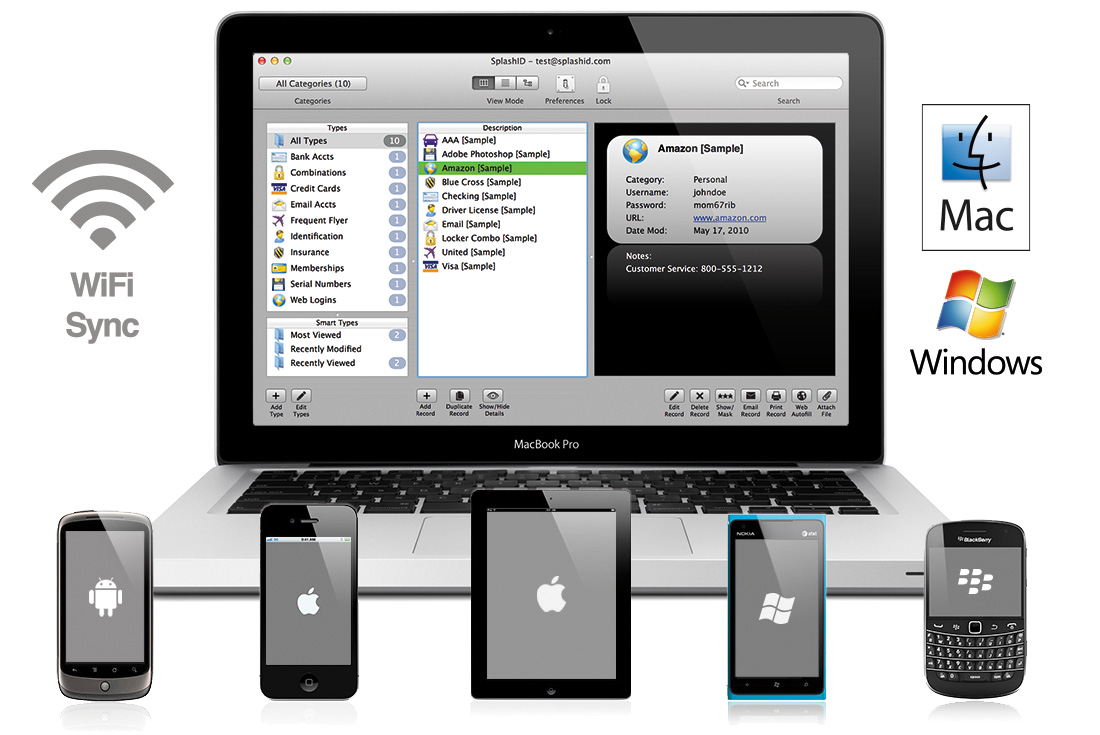 BlackBerry Password Manager - SplashID Password Manager for BlackBerry