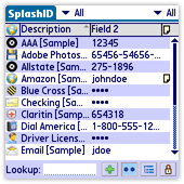  Palm & Treo Software - SplashID 
