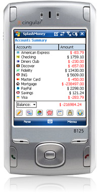 Motorola Q money manager - personal finance on your smartphone