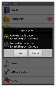 splashshopper sync only syncs part of list